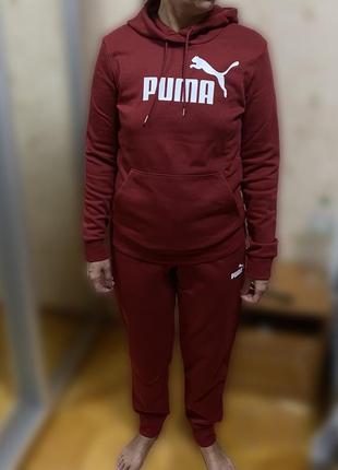 Женский теплий спортивний костюм puma