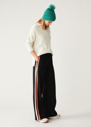 Трикотажные брюки палаццо m&s