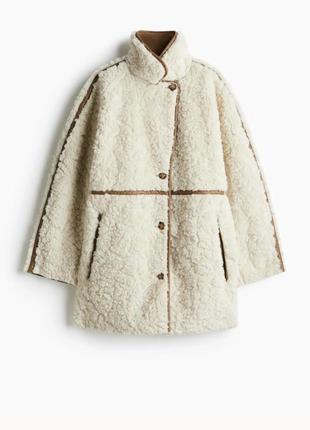 Дубленка куртка на овчине h&m