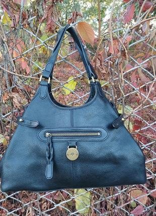 Сумка шкіра натуральна вінтаж mulberry номерна #565321