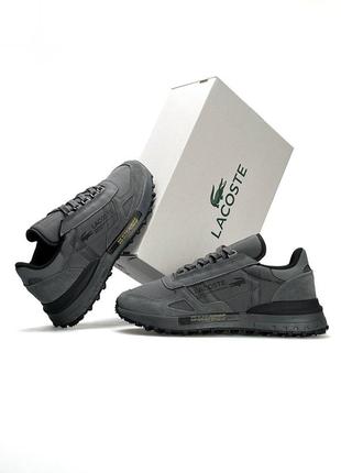 Мужские кроссовки lacoste elite active grey