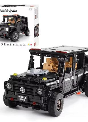 Конструктор джип-внедорожник mercedes-benz g65 на дистанционном управлениии на 1641 деталь