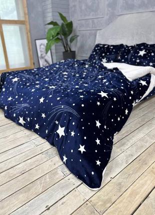 Плюшева постільна білизна сімейна