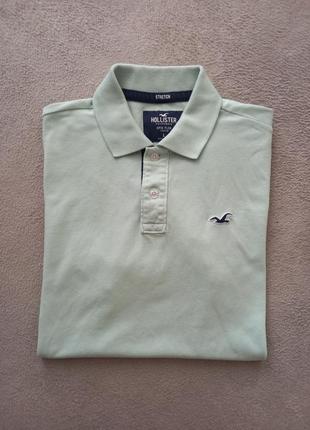 Брендова футболка поло hollister.