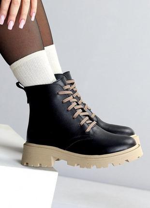 23028 черевики шкіряні зимові на хутрі