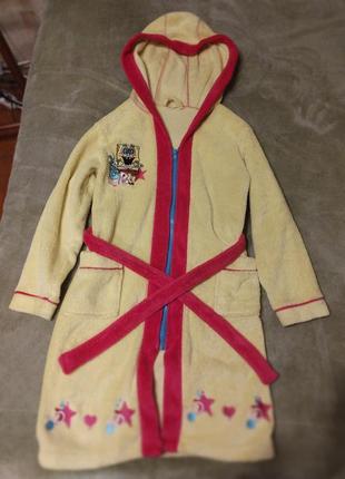 Халат махровый 8-9 лет, 128-134 см