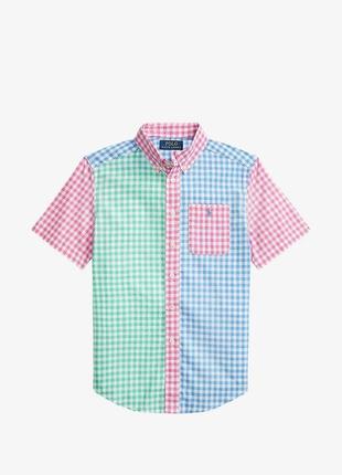 Хлопковая рубашка polo ralph lauren