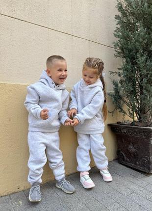 Дитячий теплий спортивний костюм ‼️не кошлатиться‼️10 кольорів ‼️ціна залежить від розміру (вказано в описі до оголошення)