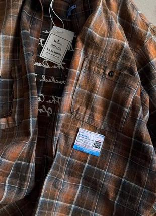 Байковая рубашка в стиле mihara