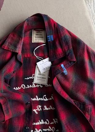 Байковая рубашка в стиле mihara