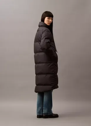 Длинный зимний пуховик calvin klein 40wl5893 фото