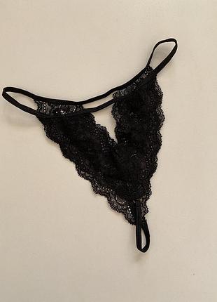 Кружевные стринги shein 2