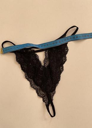 Кружевные стринги shein 3