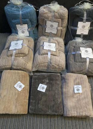 Комплект щ 3 рушників  mallory home   (140/100)**(90/50)**(70/30)