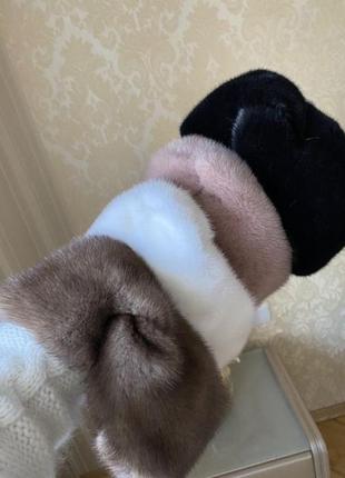 Норковые повязки на голову