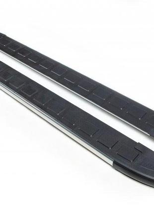 Боковые пороги nissan patrol y61 1997-2011 duru (2 шт., алюминий) erkul