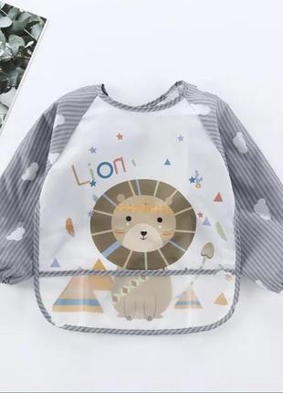 Дитяй фартук, нагрудник, слюнявчик для прикорма и творчества