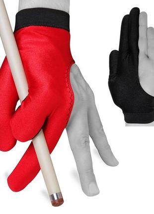 Рукавичка skiba color червона/чорна m/l