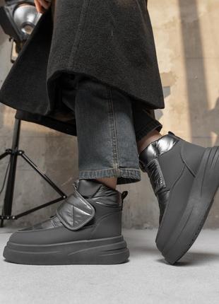 Женские ботинки grey