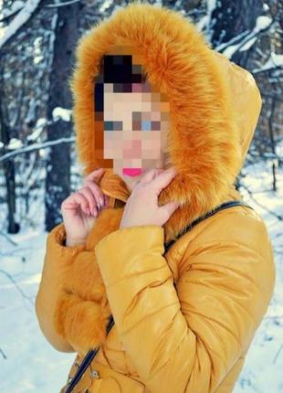 Стёганое пальто зима