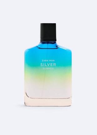Туалетная вода для мужчин zara man silver summer 100мл без упаковки