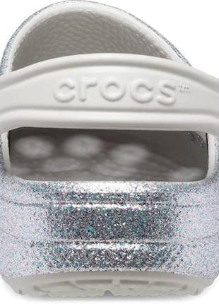 Сабо з блискітками crocs baya glitter, w7, w105 фото