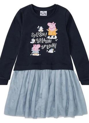 Платье для девочки peppa pig свинка пеппа 98 104 3 4 года