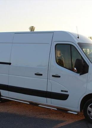 Пороги nissan nv-400 2010- естра длинная база st-line