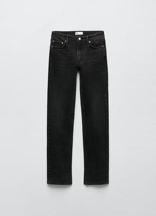 Джинсы zara с разрезами