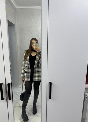 Твидовый пиджак zara