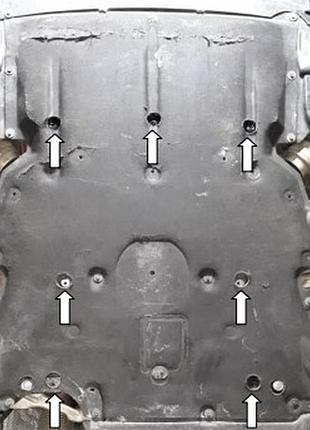 Защита двигателя bmw 1 f20/f21 2015-2019 kolchuga