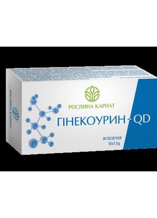 Фитосвечи гинекоурин-qd растение карпат 10 шт