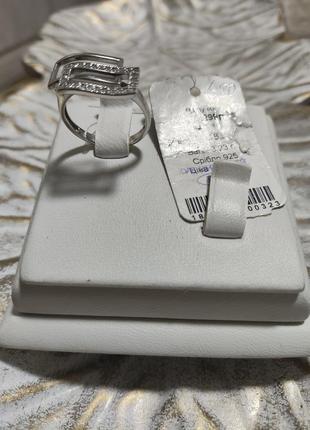 Каблучка срібна 4