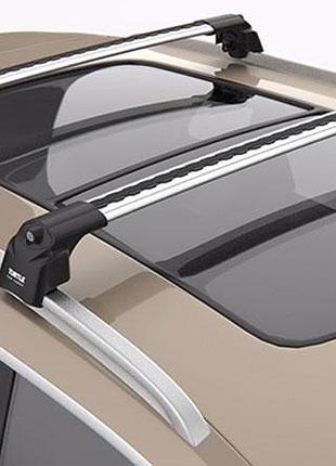 Багажник chery tiggo 8 2018- на інтегровані рейлінги cірий turtle can otomotiv