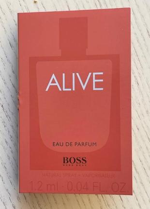 Парфюмированная вода hugo boss alive eau de parfum босс. акция 1+1=3