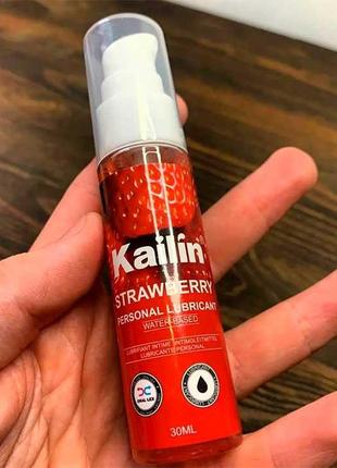 Съедобный лубрикант kailin 30 мл клубника
