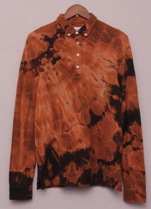 Farah рр s поло из хлопка пике bleach dye