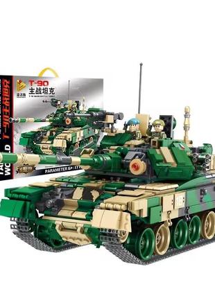 Конструктор танк t-90 1773 на детали