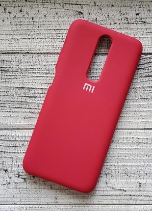 Чехол xiaomi redmi k30 накладка для телефона красный