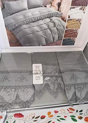 Постельное белье с кружевом