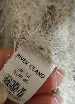 Новый кардиган травка от river island, пушистый кардиган с карманами.5 фото