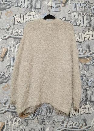Новый кардиган травка от river island, пушистый кардиган с карманами.8 фото