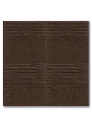 Самоклеящаяся плитка под ковролин темно-коричневая 300х300х4мм sw-000014225 фото