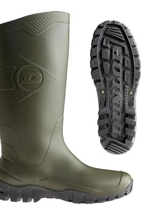 Сапоги резиновые dunlop р.47 зелёные, модель dane (к680011) португалия