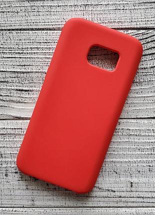 Чохол samsung g930f galaxy s7 накладка для телефона червоний