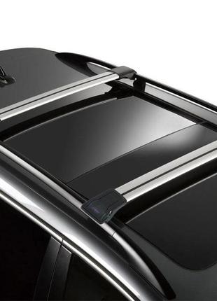 Багажник mercedes glb 2020- cірий на рейлінги erkul