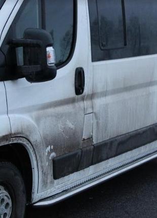 Пороги peugeot boxer 2007- середня база st-line
