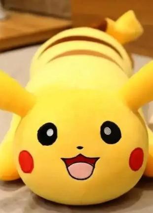Пікачу дитяча плюшева іграшка подушка 37 см покемон pokemon pikachu5 фото