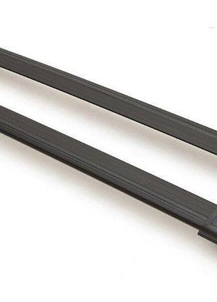 Багажник renault logan 2013- чорний на рейлінги erkul