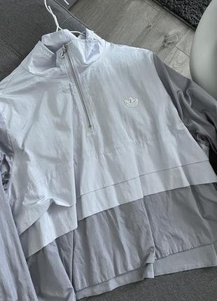 Шикарная нейлоновая курточка adidas 🥥4 фото